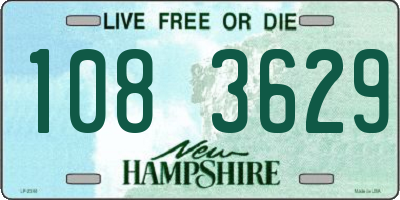 NH license plate 1083629