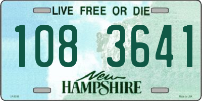 NH license plate 1083641