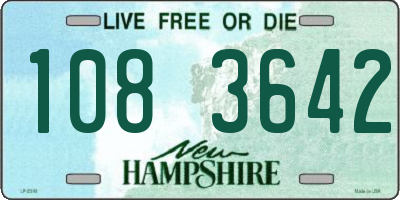 NH license plate 1083642