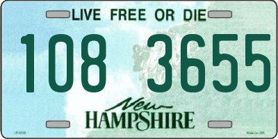 NH license plate 1083655