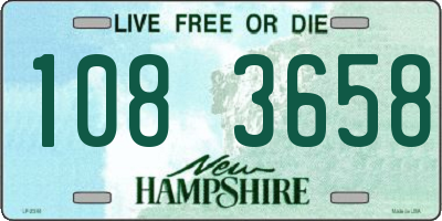 NH license plate 1083658