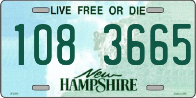 NH license plate 1083665