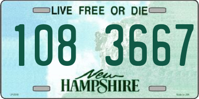 NH license plate 1083667