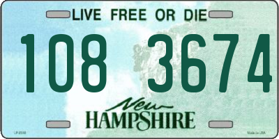NH license plate 1083674
