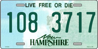 NH license plate 1083717