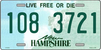 NH license plate 1083721