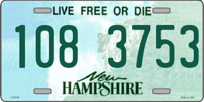 NH license plate 1083753