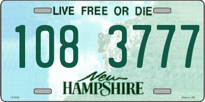 NH license plate 1083777