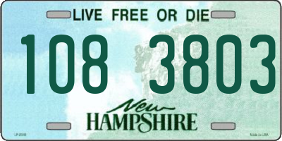 NH license plate 1083803