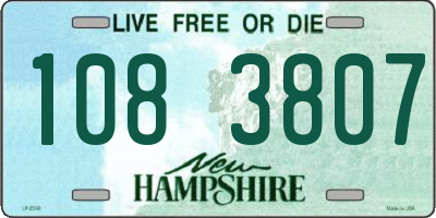 NH license plate 1083807