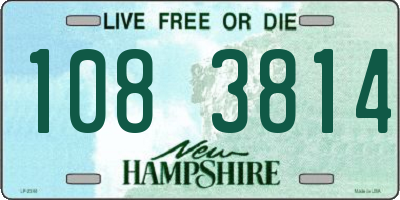 NH license plate 1083814