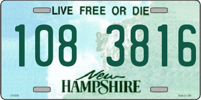 NH license plate 1083816