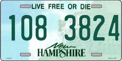 NH license plate 1083824