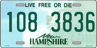 NH license plate 1083836