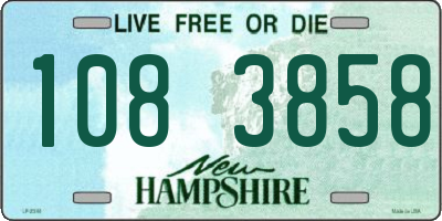 NH license plate 1083858