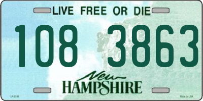 NH license plate 1083863