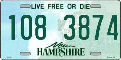 NH license plate 1083874