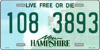 NH license plate 1083893