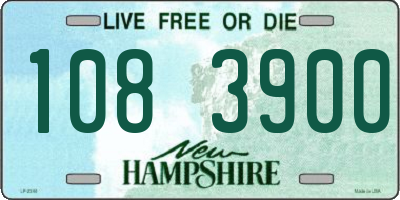 NH license plate 1083900