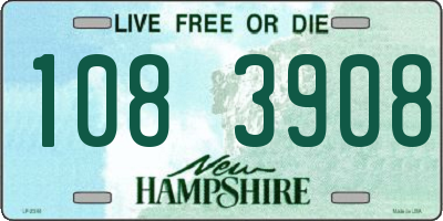 NH license plate 1083908