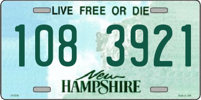 NH license plate 1083921