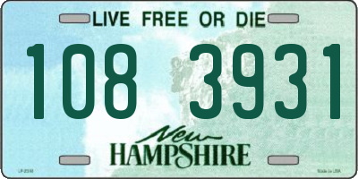 NH license plate 1083931