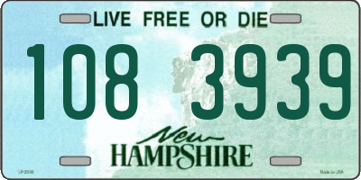 NH license plate 1083939