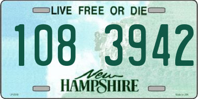 NH license plate 1083942