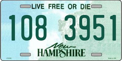 NH license plate 1083951