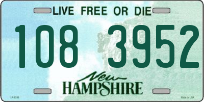 NH license plate 1083952