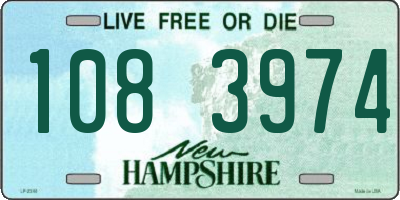 NH license plate 1083974