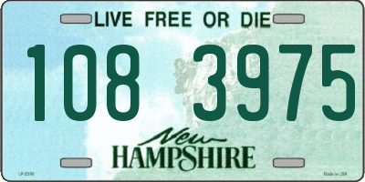 NH license plate 1083975