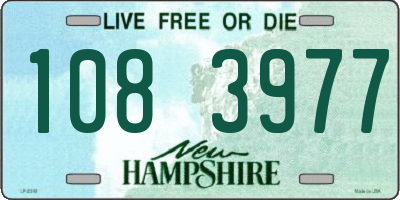 NH license plate 1083977