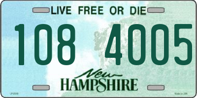 NH license plate 1084005