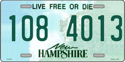 NH license plate 1084013