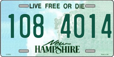 NH license plate 1084014