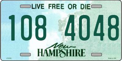 NH license plate 1084048