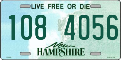 NH license plate 1084056