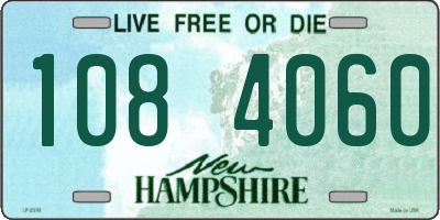 NH license plate 1084060
