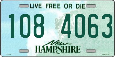 NH license plate 1084063