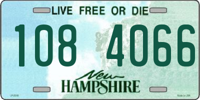 NH license plate 1084066