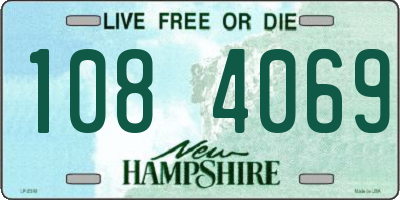 NH license plate 1084069