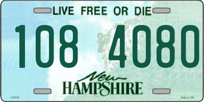 NH license plate 1084080