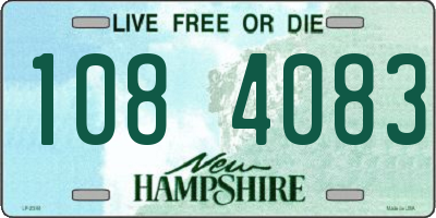 NH license plate 1084083