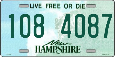 NH license plate 1084087