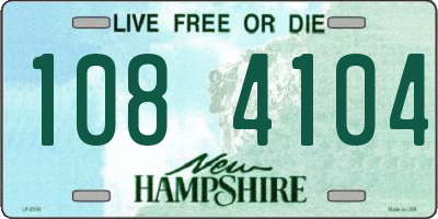 NH license plate 1084104