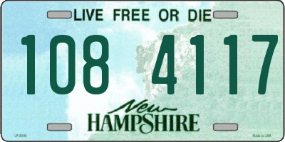 NH license plate 1084117