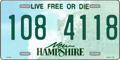 NH license plate 1084118