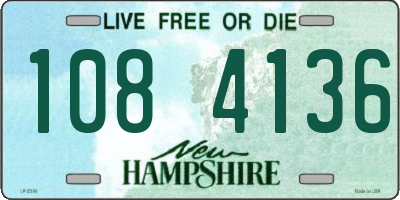 NH license plate 1084136