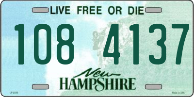 NH license plate 1084137